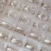 ANILLOS DE ACERO BLANCO ABIERTO TIPO CHUNKY CHICO X 36 UNIDADES
