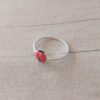 ANILLO NENA LAMINADO EN PLATA ESMALTADO VAQUITA DE SAN ANTONIO