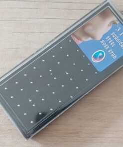 CAJA DE PIERCING NARIZ RULO CON BOLITA X 40 UNIDADES