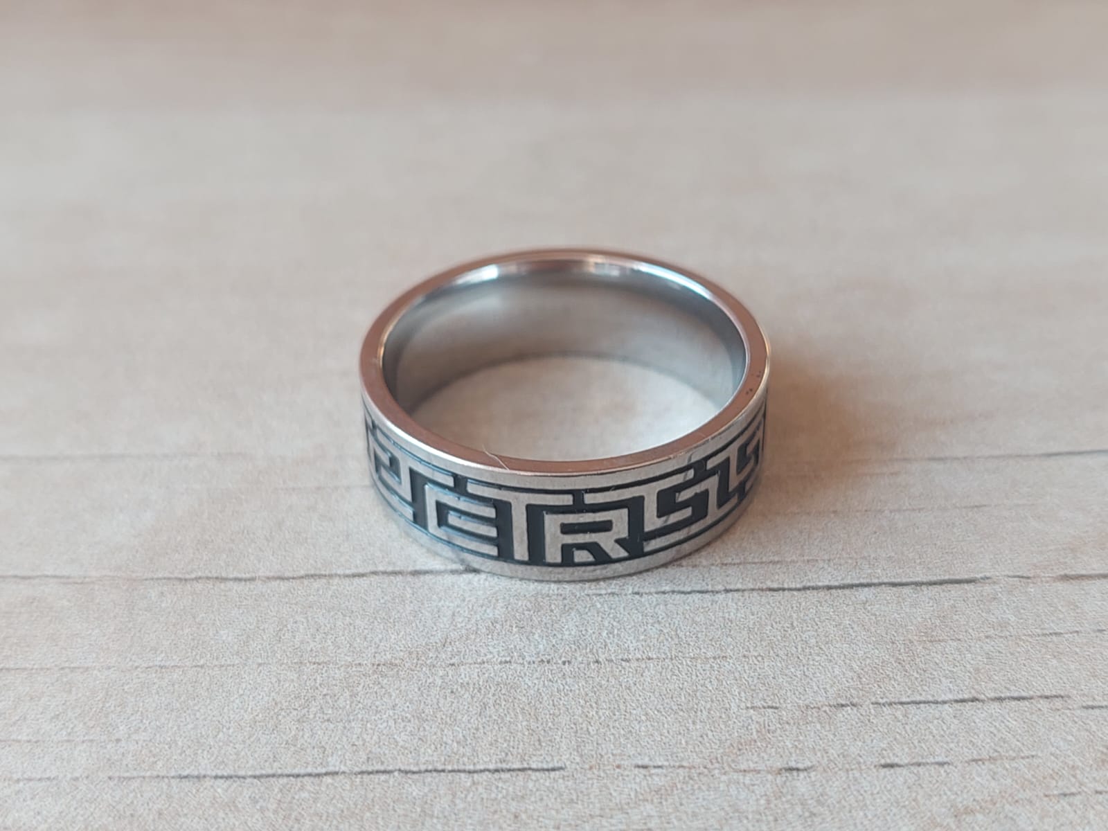 ANILLO DE ACERO ALIANZA LABRADA.