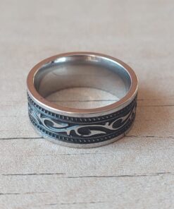 ANILLO DE ACERO ALIANZA LABRADA.