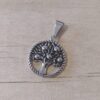 DIJE DE ACERO ÁRBOL DE LA VIDA 20 MM