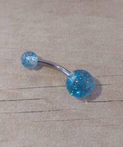 PIERCING OMBLIGO DOBLE BOLITA 1.6 X 10 X 5/8 MM (copia)