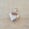 DIJE DE ACERO RELICARIO CORAZÓN LISO 20 MM