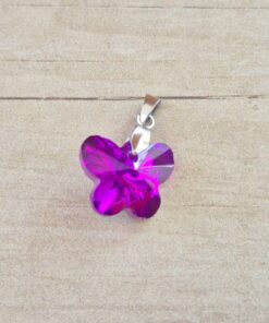 DIJE DE ACERO MARIPOSA 15 MM X 12 MM DE ACRÍLICO OBISPO .