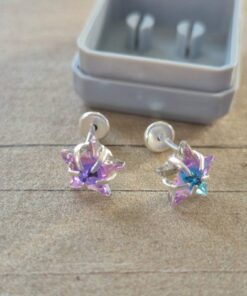 ABRIDOR PLATA CUBIK ESTRELLA 7 MM COLOR TORNASOL