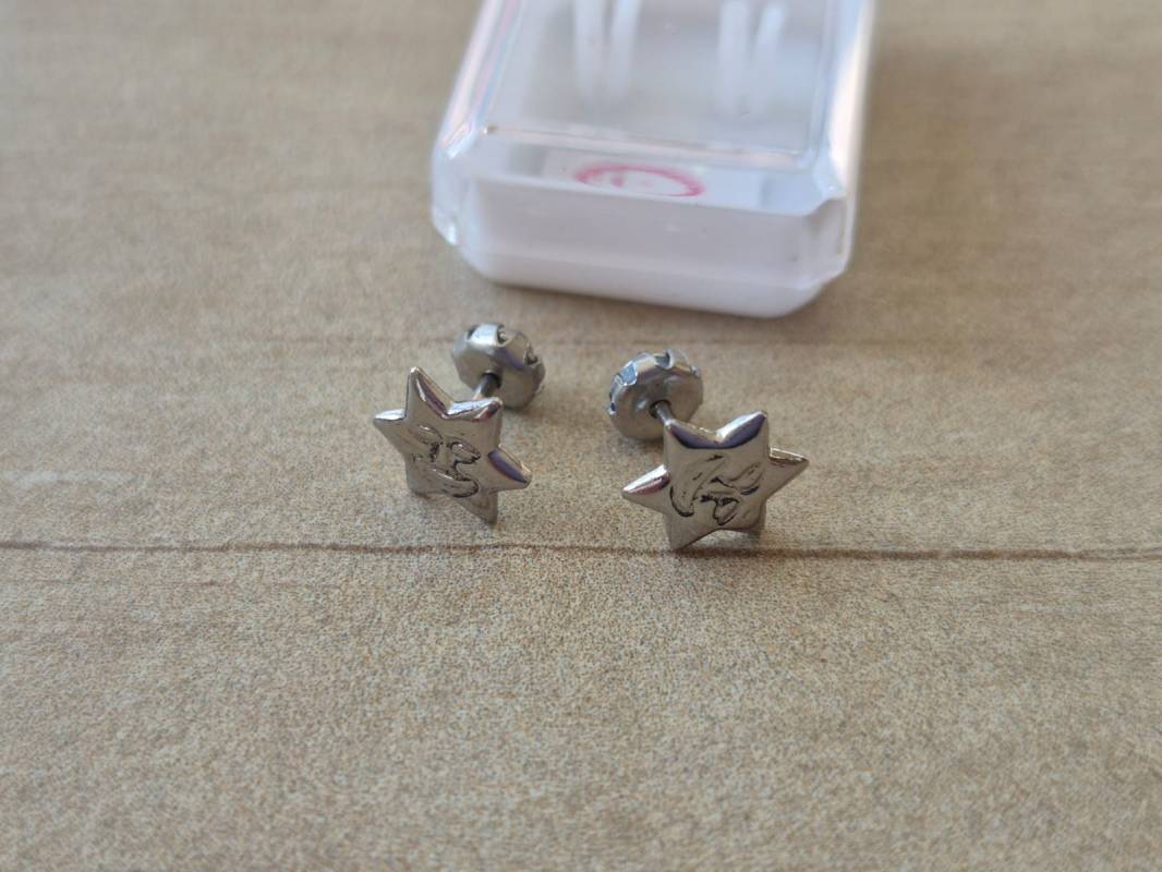 ABRIDOR DE ACERO FIGURA ESTRELLA TRABAJADA