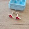 ABRIDOR PLATA ESMALTADO CORAZÓN FLECHADO