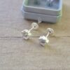 ABRIDOR PLATA HUELLA CON STRASS BLANCO