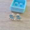 ABRIDOR PLATA PULPO ESMALTADO CELESTE