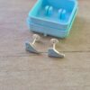 ABRIDOR PLATA ESMALTADO ZAPATILLA CELESTE