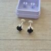 ABRIDOR PLATA CUBIK REDONDO ENGARZADO NEGRO 7 MM