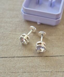 ABRIDOR PLATA CUBIK REDONDO ENGARZADO 6 MM