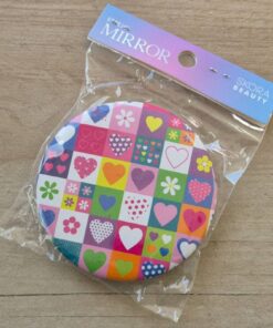 Espejo de bolso estampado x1u
