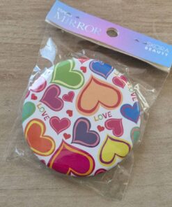 Espejo de bolso estampado x1u