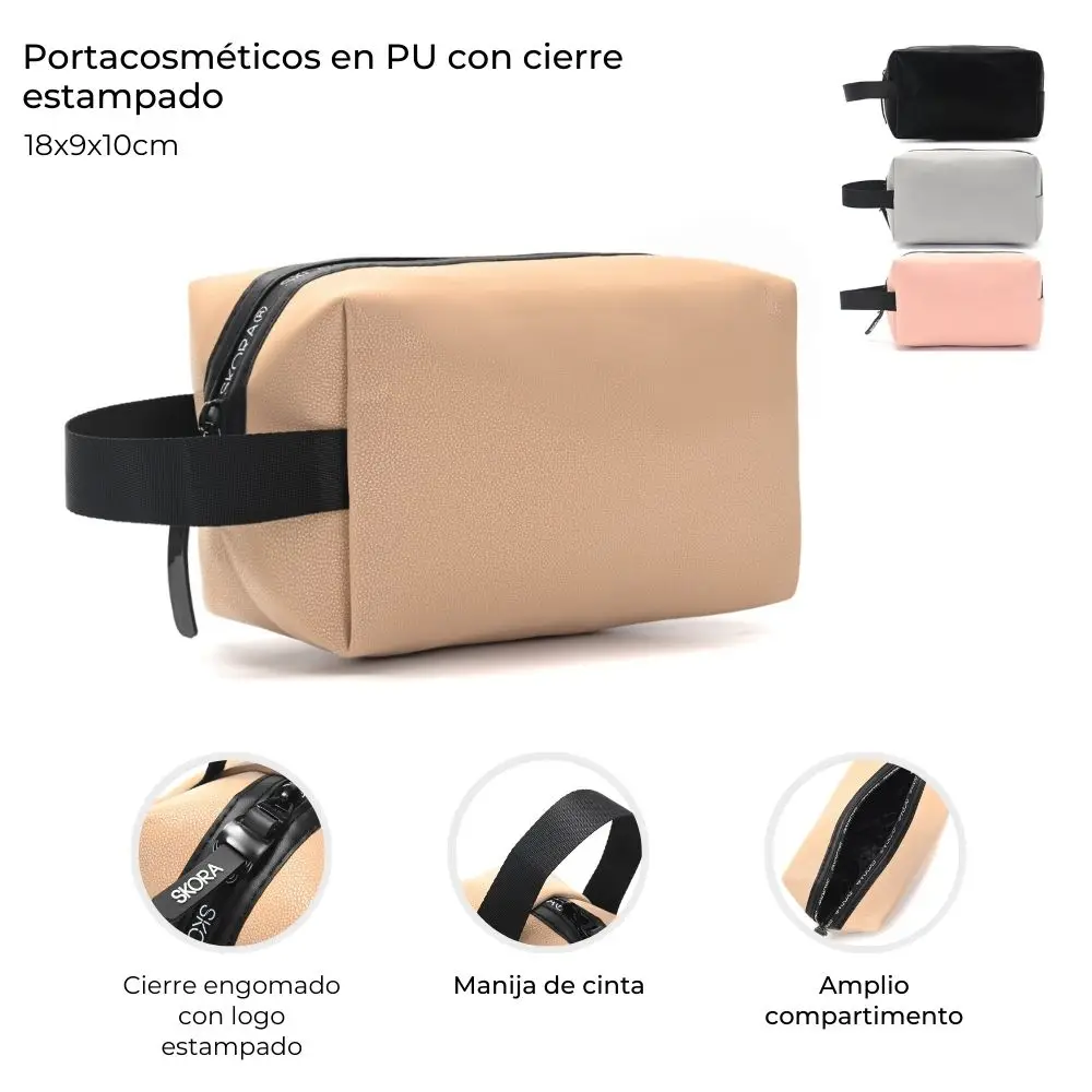 Portacosmetico con cierre estampado 18x9x10cm x1 unid - Imagen 8