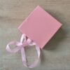 ESTUCHE PARA CONJUNTO COLOR ROSA, TAMAÑO 9 x 9 CM. 12 UNIDADES