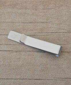 TRABACORBATA LISO DE ACERO, APTO PARA GRABAR. MEDIDAS 8 X 45 MM