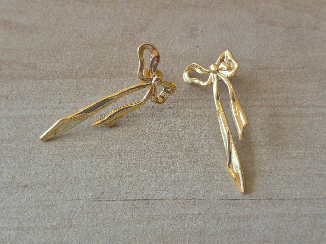 ARO DE ACERO DORADO MOÑO