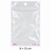 Bolsas Exhibidoras Bijouterie Colgante Adhesivo 8x12cm X 200u