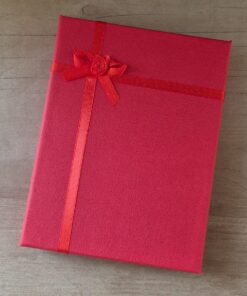 ESTUCHE PARA CONJUNTO 12 X 16 CM COLOR BORDO. PACK X 4 UNIDADES
