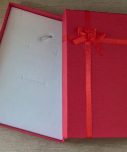 ESTUCHE PARA CONJUNTO 12 X 16 CM COLOR BORDO. PACK X 4 UNIDADES - Imagen 3
