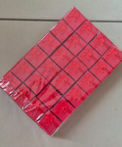 ESTUCHE PARA ANILLOS BORDO X 48 UNIDADES. MEDIDAS 4 X 4 CM
